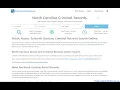 Public Access To North Carolina Criminal Records Search Online