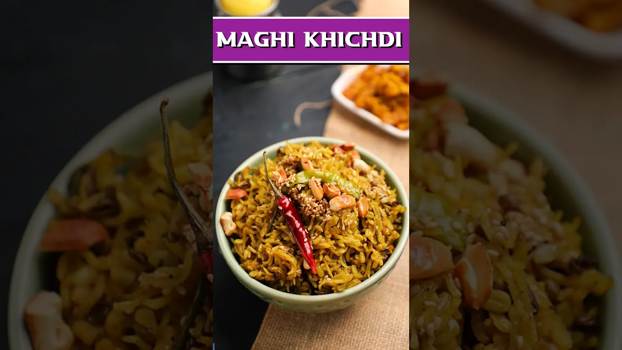 Maghi Khichdi   Urad Dal Khichdi Recipe   One Pot Split Black Gram Khichdi Recipe #shorts #khichdi