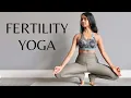 Yoga For Fertility Conceiving Follicular to Ovulation Yoga To Get Pregnant Affirmations