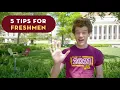 Five tips for University of Minnesota freshmen