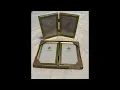 Review of Lawrence Gold 3 5x5 Hinged Double Picture Frame