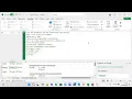 Create an exponential distribution and test it in Excel using Python