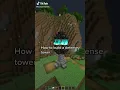How to build a defense tower Minecraft