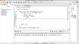 Insertion Sort - Java