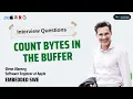 Count bytes in the buffer Embedded SWE Interview Question