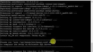 Install SQL Server 2017 on Ubuntu Linux