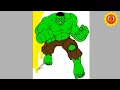 Hulk Coloring Page - Hulk Marvel Coloring