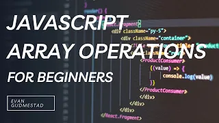 JavaScript Array Operations - Sum Average Highest Lowest