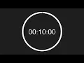 10 Minute Timer with Circular Progress Bar Stay Focused with End Alert