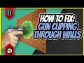 How to fix FPS Gun Clipping Glitch Unity Tutorial