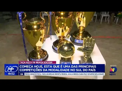 Início da Taça NDTV de Beach Soccer promete emoções e grande competição no Litoral Sul
