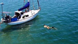 SECLUSION. Living on a 30 Foot Boat off Australia’s Western Most Island – Free Range Sailing Ep 202