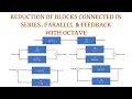 Reduction of Blocks Connected in Series Parallel and Feedback Loop using GNU