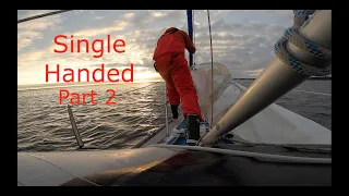 Single handed sailing around Fyn, Denmark. Part 2.