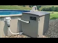 DIY Above Ground Pool Pump House