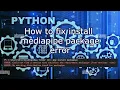 Python - How to fix install mediapipe package error