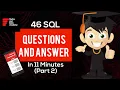 46 SQL Interview Questions and Answer In 11 minutes Part 2 Ace your Exams Maths and Data Academy