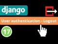 User authentication - Logout Django 4 0 Django fundamentals