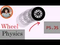 I Made Rolling Wheel Physics - p5 js Mini Game