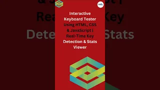 Build a Keyboard Tester in 60 Seconds HTML CSS JavaScript