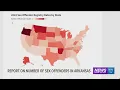 Arkansas 3rd highest rate of registered sex offenders in U S