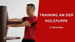 5 einfache wing tsun techniken an der holzpuppe training wt meisterausbildung stuttgart 