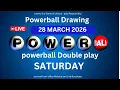 Powerball drawing live Results 28 Mar 2026 powerball drawing live today