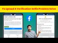 Facebook Upload A verification Selfie Problem Solve 100 Fb Suspended Facebook Account Recovery