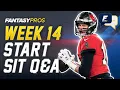 Live Week 14 Lineup Advice with Kyle Yates 2020 Fantasy Football