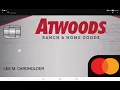 Atwoods Credit Card Login - Payment