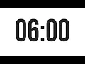 6 MINUTE TIMER - COUNTDOWN TIMER MINIMAL