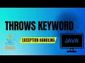 throws keyword in java
