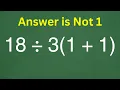 This Easy Math Problem Has Everyone Confused