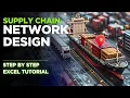 Supply Chain Network Design Excel Network Design In Supply Chain Management Network Optimization