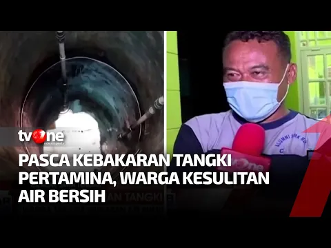 Warga Cilacap Kesulitan Air Bersih Pasca Kebakaran Tangki Minyak Pertamina