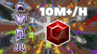 I Made over 10 MILLION Coins Per Hour With A Basic GEMSTONE Mining Setup Hypixel Skyblock