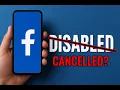 Facebook Just Disabled Me? - A Warning.