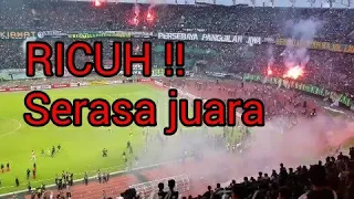 MENCEKAM!!! Bonek Ricuh Di Akhur Laga PERSEBAYA VS AREMA FC