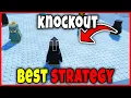 How to WIN EVERY GAME in KNOCKOUT - BEST STRATEGY FULL GUIDE Roblox