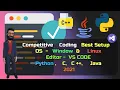 Competitive Coding Best Setup Window Linux Python C C Java 2021