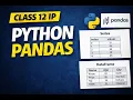 Pandas Series DataFrame Explained in Hindi Class 12 IP Full Concept Examples