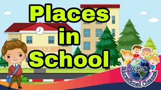 Places In School Vocabulary For Kids English Vocabulary ESL  Places In School Vocabulary For Kids English Vocabulary ESL