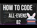 how to code racket 82 - all-evens recursion