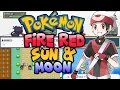 Pokemon Sun Moon Fire Red Beta - GBA Game With Mega Evolution Alola Pokemons XY Legendaries