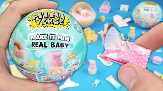 MiniVerse Real Baby Nurture: REAL Lotion, Wipes & Bubble Bath