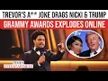 Lagu Grammys GO WILD After Trevor Noah’s Cheeky Nicki, Trump's 'A**' Joke Sparks Clapback
