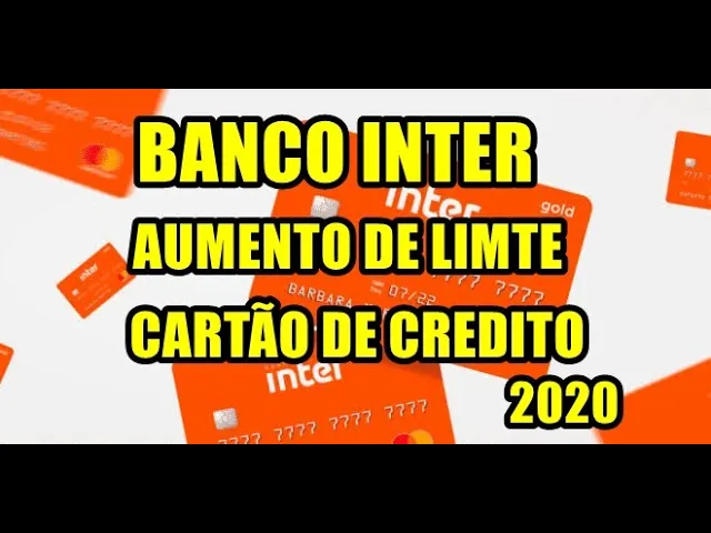 AUMENTO DE LIMITE DE CARTÃO DE CREDITO BANCO INTER 2020