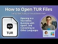 How to Open TUR Files Turing Source Code