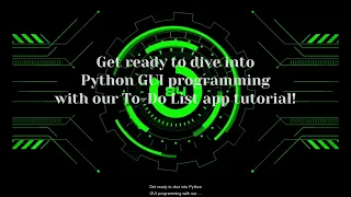Python To-Do List App Tutorial with GUI Step-by-Step Python Programming for Beginners