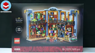 LEGO Icons 11379 Bookshop Book Nook - LEGO Speed Build Review